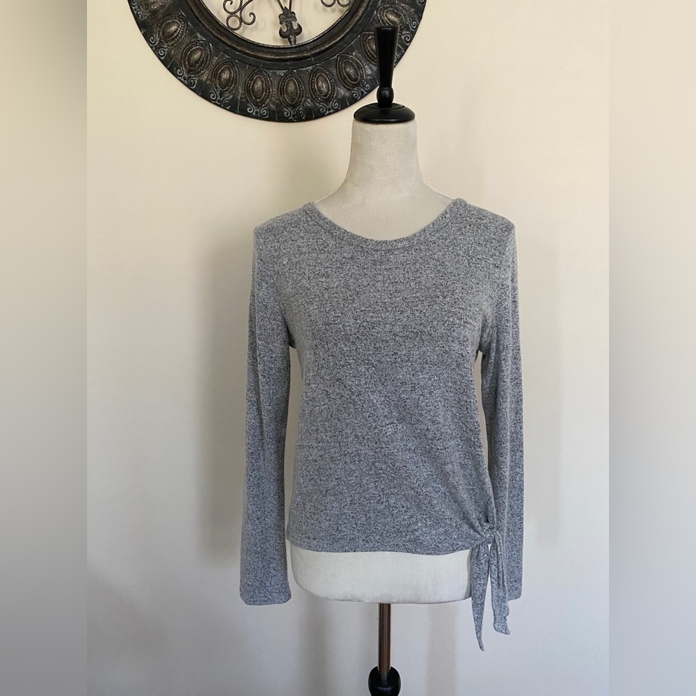 Olivia Rae Gray Long Sleeve Sweater